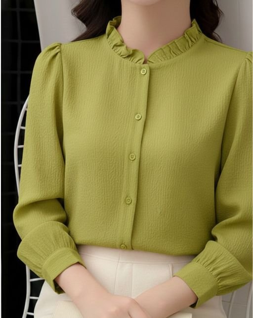 Women Olive Green Shirt